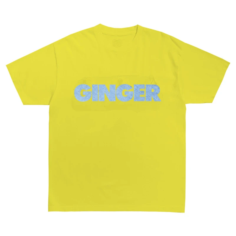 Summer Hip Hop Tee Shirt GINGER Letter Print T-Shirt Men Women O-Neck Cotton T Shirts Brockhampton All-American Boyband Tee Tops