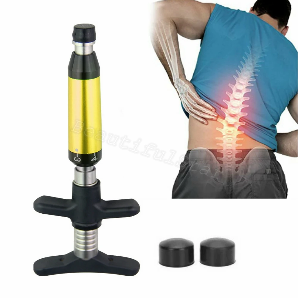 New Manual Spine Chiropractic Tools 6 Levels Adjustable Bone Correction Gun Therapy Body Massage Tools 300N Physical Massager