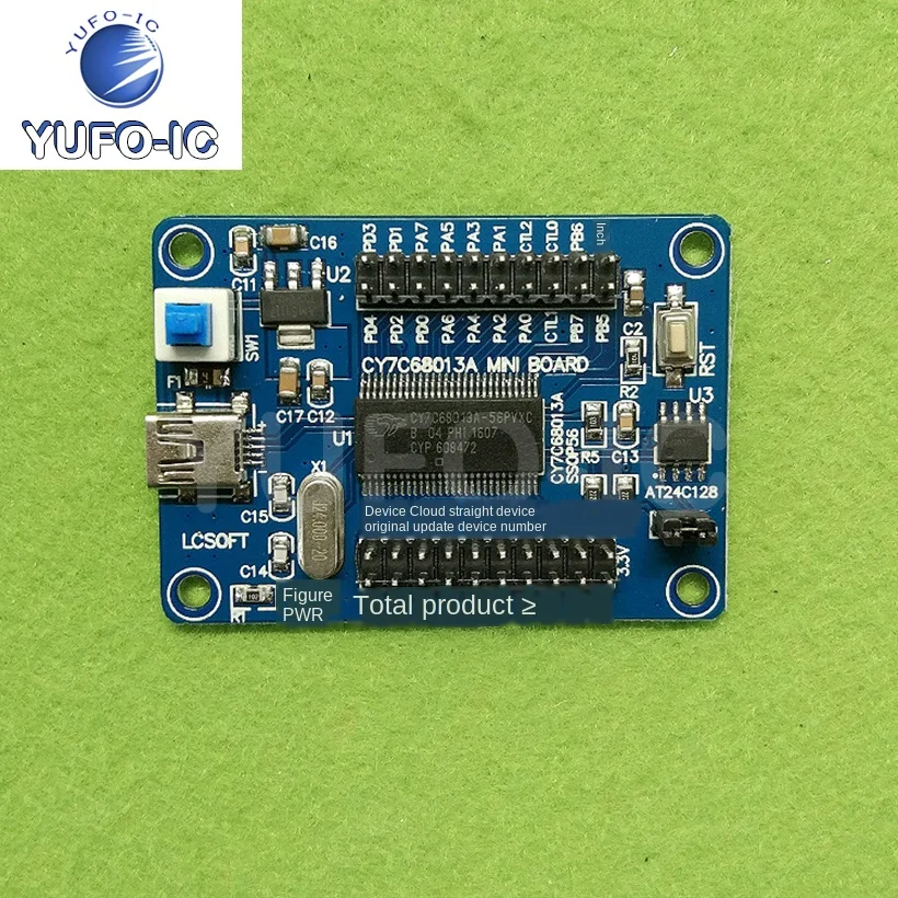 Бесплатная доставка, 3 шт., Φ Fx2lp Cy7c68013a, USB Core, макетная плата, логический анализатор