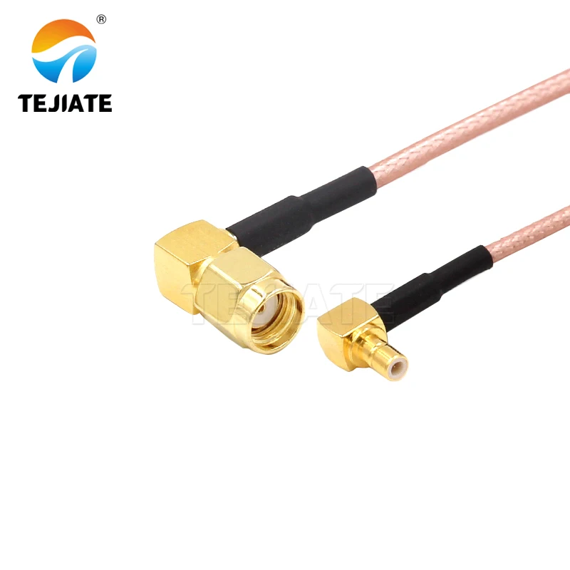 1PCS TEJIATE Adapter Cable SMB To RPSMA Type SMB-JW Convert RPSMA-JW 8-90CM 1M 1.5M 2M Length Connector RG316 Wire