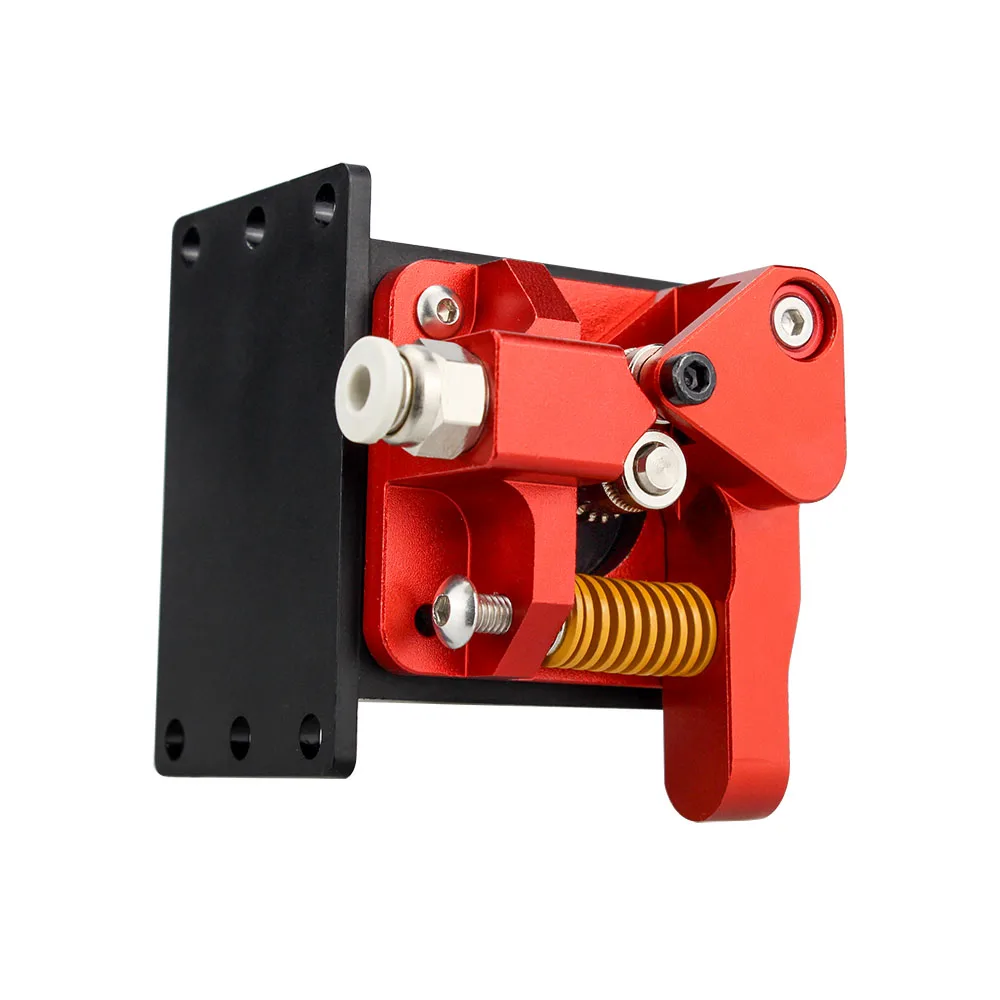 Aluminum Upgrade Dual Gear Mk8 Extruder for Extruder CR10 CR-10S PRO RepRap 1.75mm 3D Parts Drive Feed double pulley