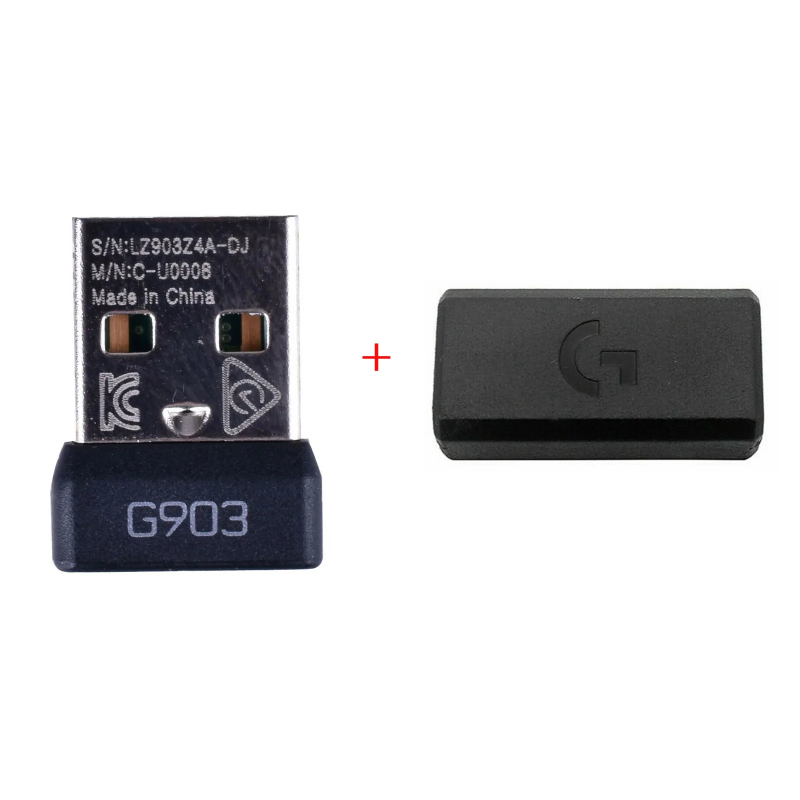 USB Dongle Mouse Receiver + Extension Port Adapter  for Logitech G502 LIGHTSPEED G900 G903 G602 G PRO Wireless Mouse