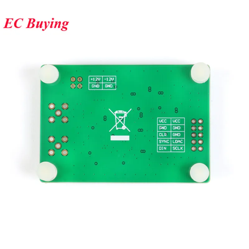DAC Module DAC8562 Amplifier Board Module DC 2.7-5.5V Positive and Negative 10V Signal Amplitude 16Bit DAC Single/Bipolar Output