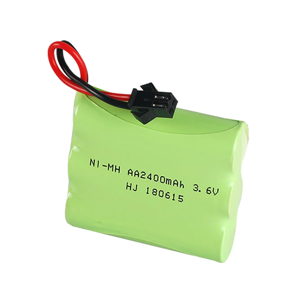 2pcs/lot NI-MH AA 2800mah 3.6v Battery For Rc Toy Car Tank Train Robot Gun Parts RC Boats 3.6v Rechargeable Battery