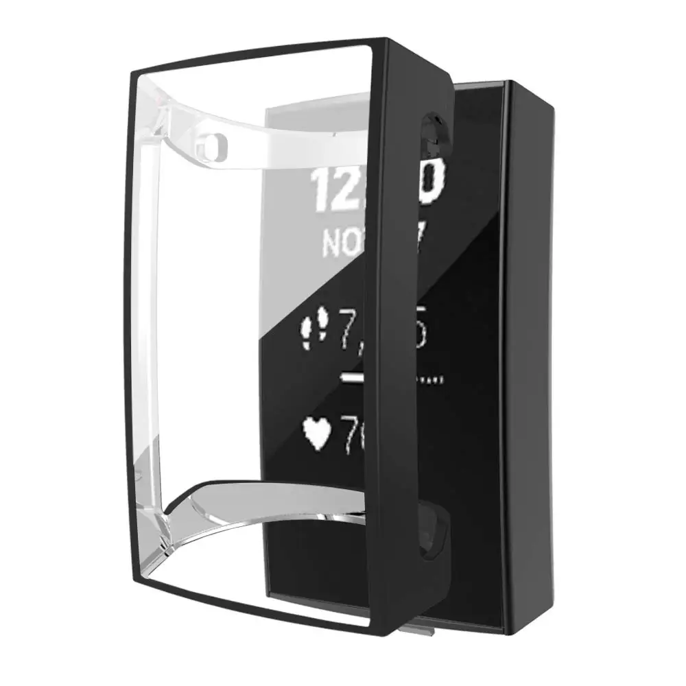 Fitbit Charge 4 3 3/4の保護カバー,フルスクリーンフレーム,保護カバー,エッジフレーム,亜鉛メッキ