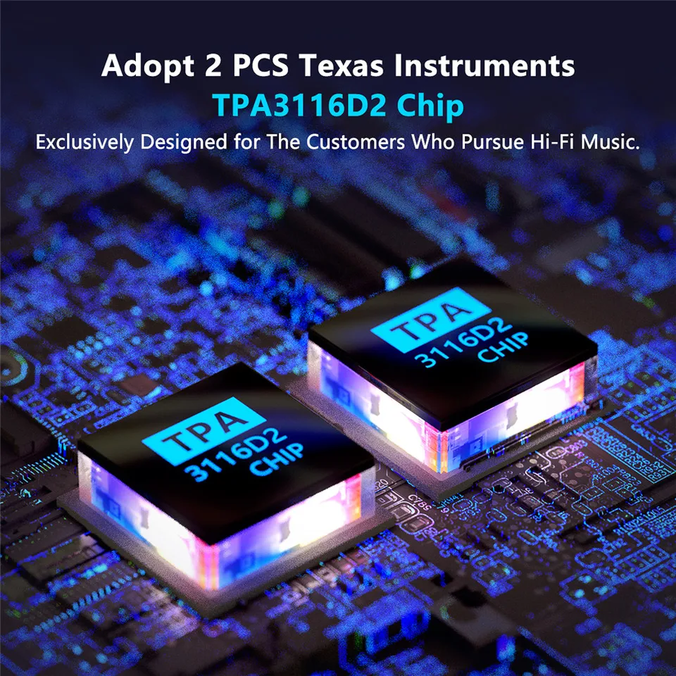Fosi オーディオ BT20A Bluetooth TPA3116D2 サウンドパワーアンプ 100