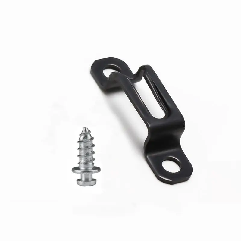 10set Furniture hidden connector cabinet Assembled parts Black screw Slide buckle fastener wardrobe combination Accessories