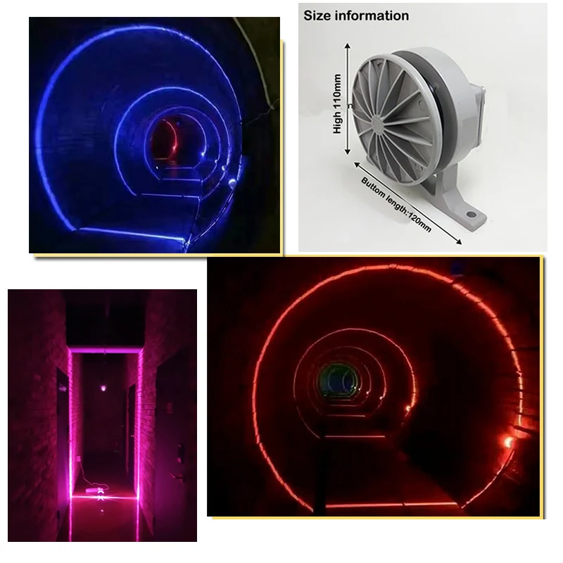 LED Window sill light 220V Warm white Door Frame Wall KTV Hotel Bar Corridor LED lights Wall Lamps 360 Degree Window Lighting