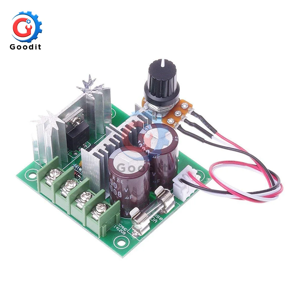 400W 10A Voltage Regulator DC 12V-40V PWM DC Motor Speed Controller Regulator Fan Speed Control Dimmer Switch Power Controller