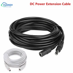 แจ็ค5.5มม.X 2.1มม.ปลั๊ก DC Power Extension Cable สำหรับกล้องวงจรปิดความปลอดภัยกล้อง5M 10M 15M 20M 30M 50M สาย