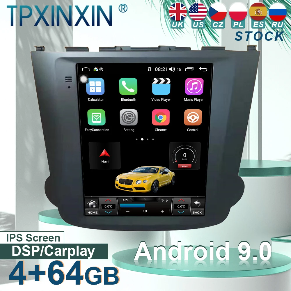 

For Honda CRV 2006 - 2011 Android 9 Car Stereo Car Radio with Screen Tesla Radio Player Car GPS Navigation Multimedia Head Unit