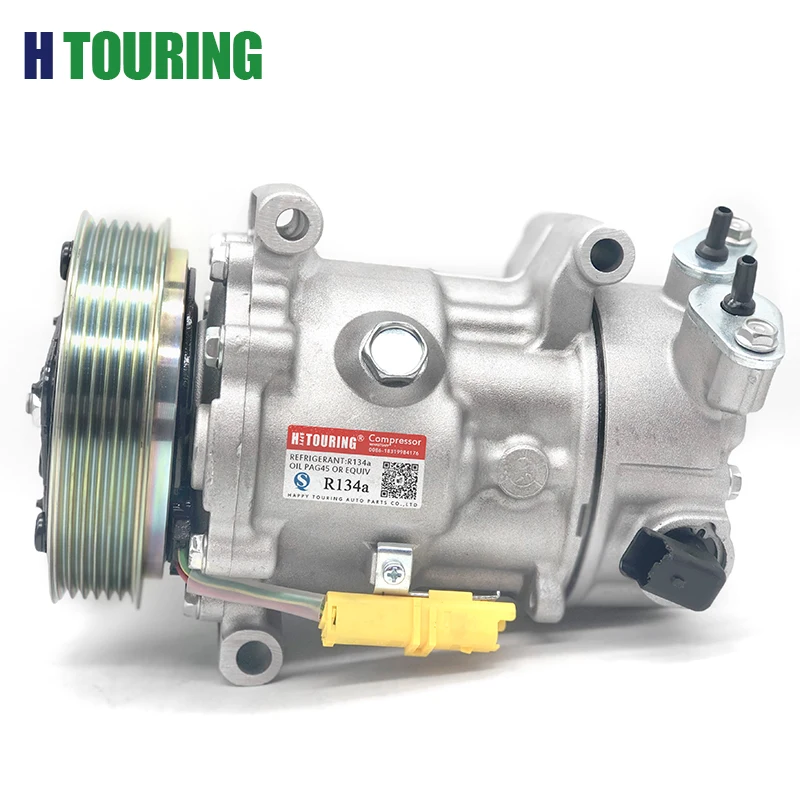 A/C AC Compressor For Peugeot 207 208 307 308 Partner / Citroen C3 9670318880 9659875780 9678656080, 9651910980 9671216280