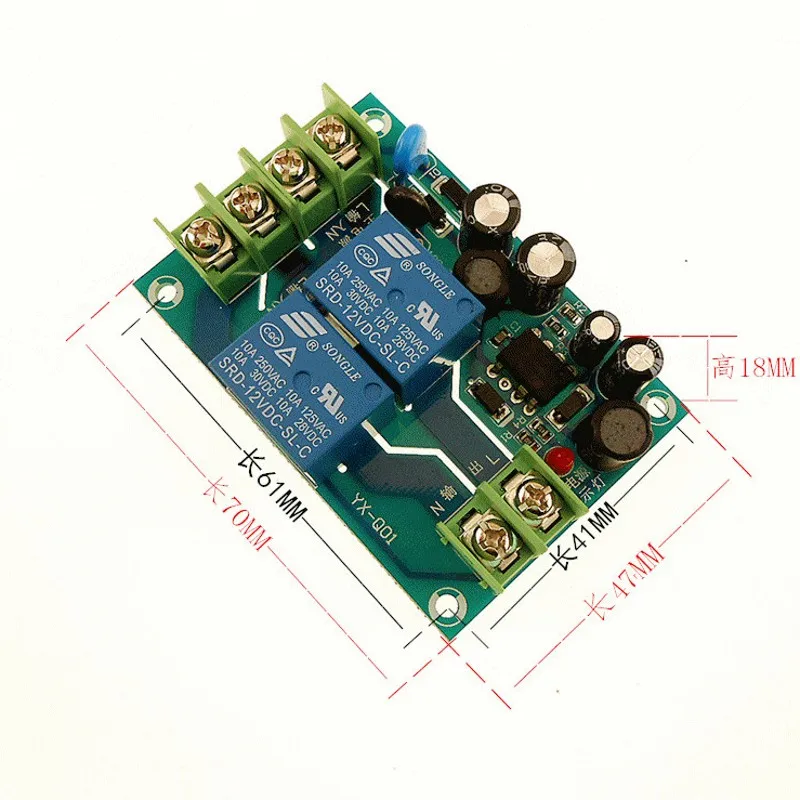 AC 85-240V Power Supply Controller 110V 220V 230V 10A Dual Power Supply Automatic Switching Controller Module