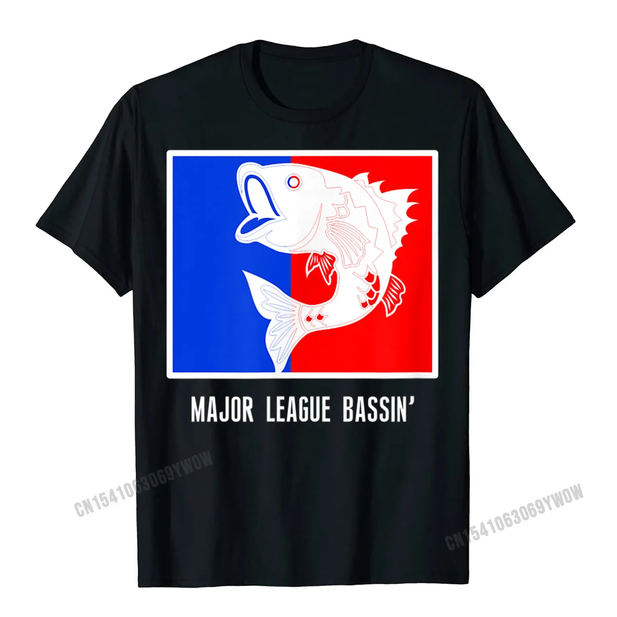 Fishing Shirts Major League Bassin Bass Fishing Gift Tee T-Shirt Fashionable Men Top T-Shirts Harajuku Tops T Shirt Casual