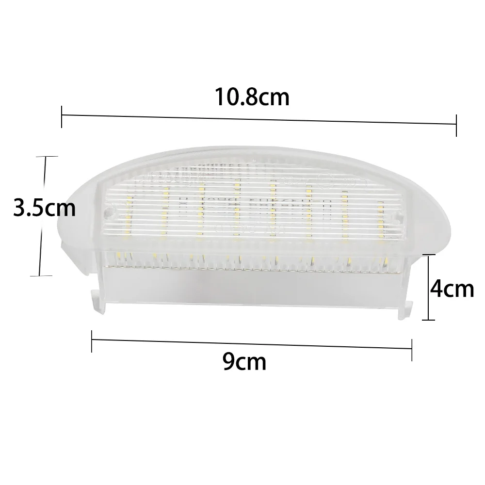 18 LED 12V Canbus Car License Number Plate Lamp 7700410754 No Error For Renault Clio MK2 Clio II (1998-2005) Twingo I 1993-2007