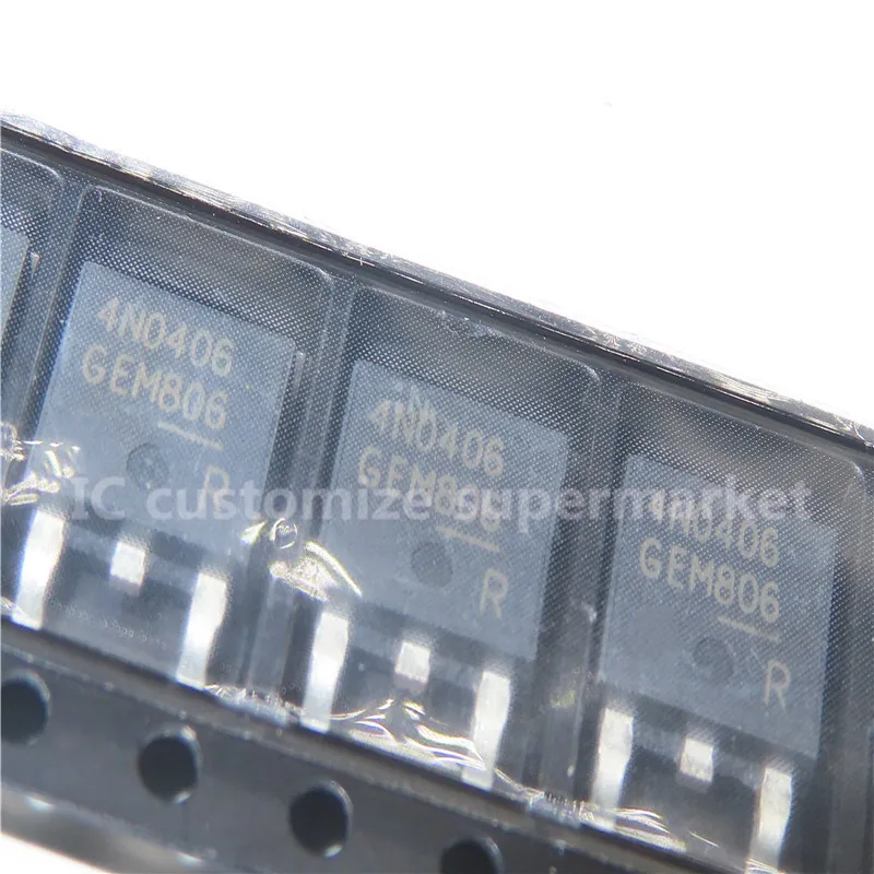 10ピース/ロットnwe 4N0406にIPD75N04S4-06 252 40v 75A smdトランジスタ