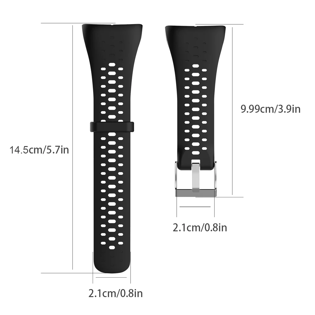 Smart Watch Strap for M400 M430 GPS Silicone Breathable Wristband Watchband Bracelet Strap Replacement for Polar M400 M430