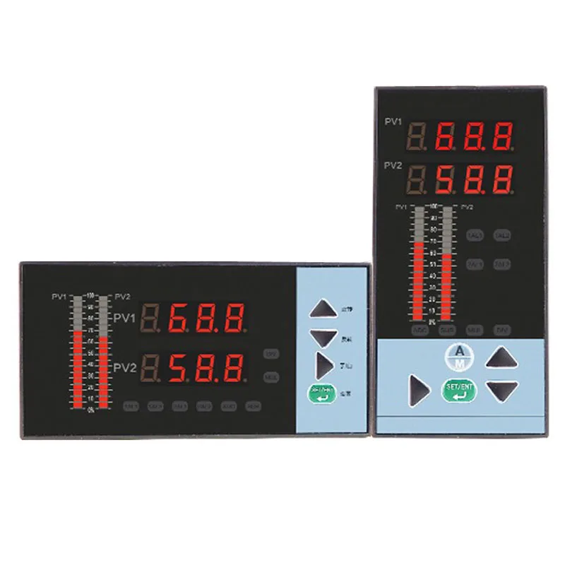 

4-20mA display meter dual channels liquid level controller 2 ways input pressure display meter with 4 relays output