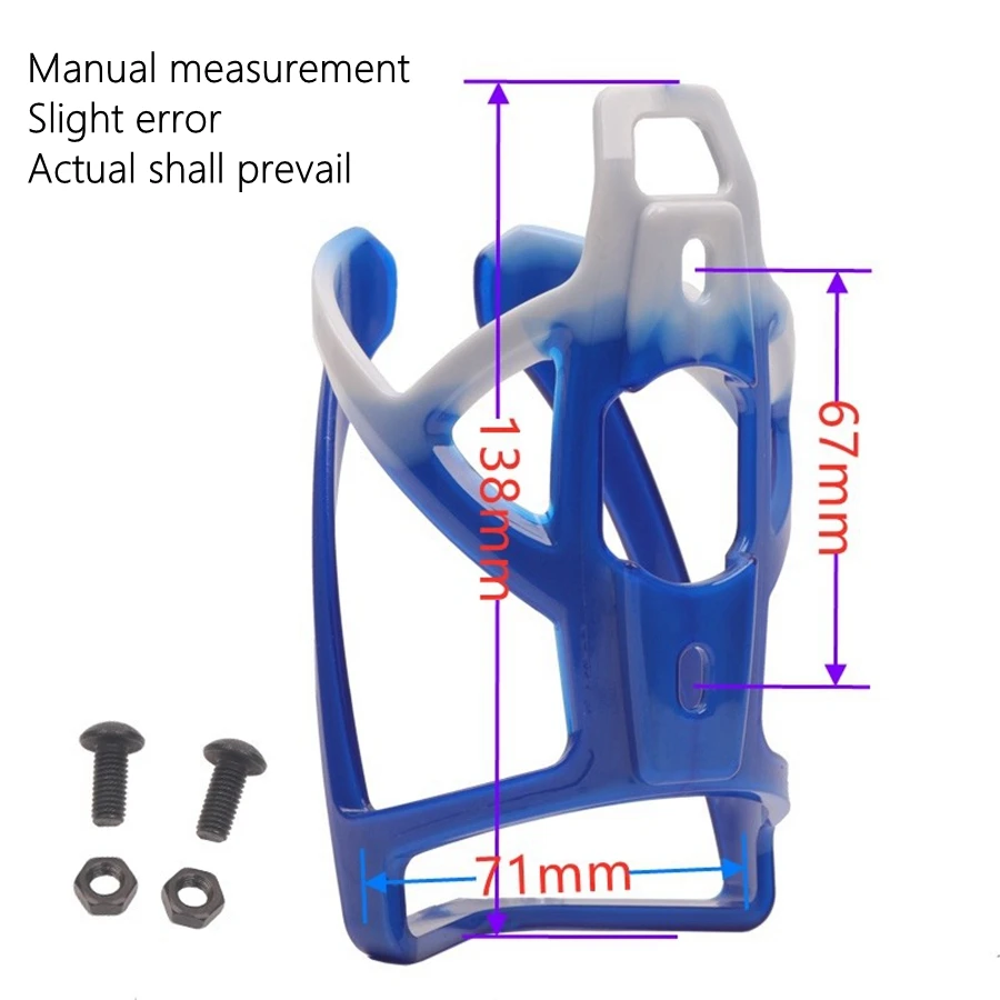 ODI Bicycle Bottle Cage Electroplating Rainbow Fiberglass Nylon MTB Bike Water Cup Holder Drink Bottle Bracket Riding Equipment