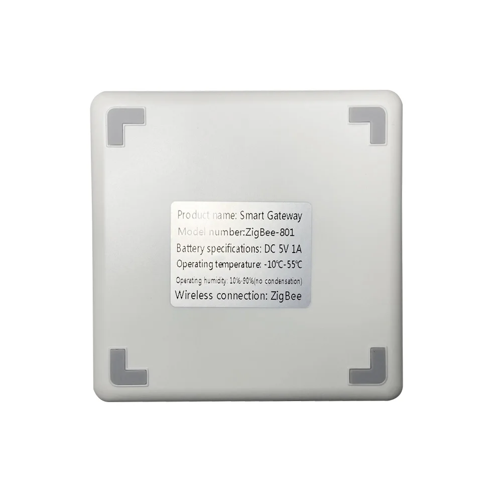 1Pcs Smart Home Zigbee Gateway  Tuya Intelligent 2.4G WiFi Alarm System Host Compatible PIR Motion Detector Door Contact Sensor