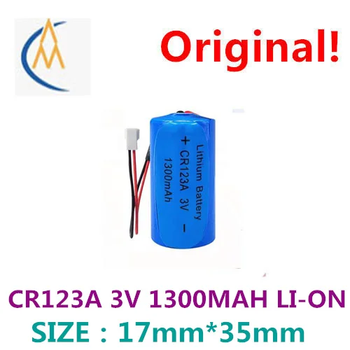 CR123A intelligent water meter camera camera smoke alarm GPS locator 3 v lithium battery CR17345 flashlight with plug