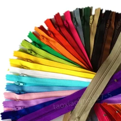 10pcs 3# 10 cm/15cm/18cm/20cm/25cm/30cm/35cm/40cm/50cm/55cm/60cm Nylon Coil Zippers Tailor Sewer Craft Crafter's (20 colors)