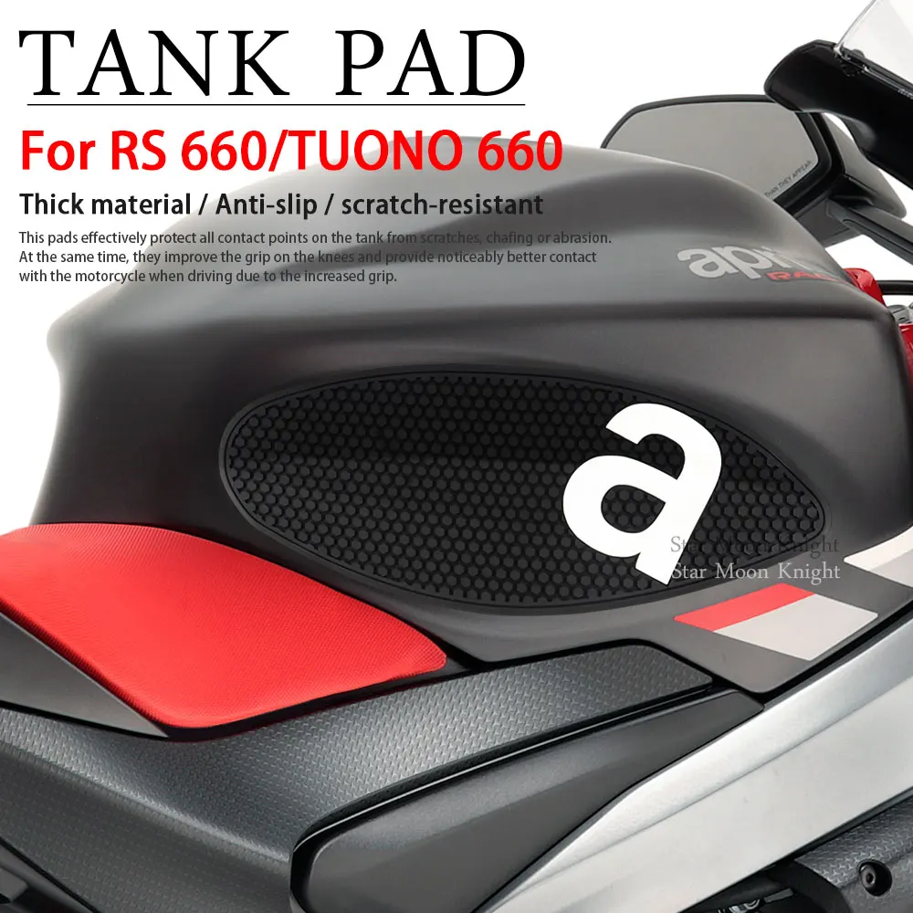 

Motorcycle Stickers fuel Tank sticker Pads Accessories tank pad For Aprilia RS660 RS 660 TUONO 660 tank protection knee pads