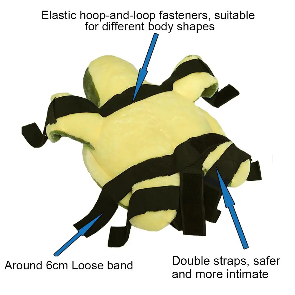 Skiing Hip Support Turtle Shape Coccyx Protective Cushion Tailbone Hip Protector Anti-fall Shockproof Pad Outdoor Skiing Supplie