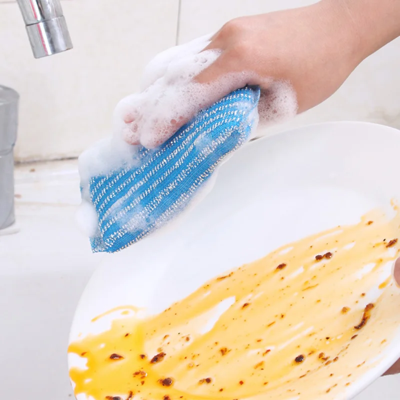 VEHHE Kitchen Cleaning Non-stick Oil Scouring Pad Linoleum Powerfully Remove Oil Stains And Rust Kitchen Gadgets