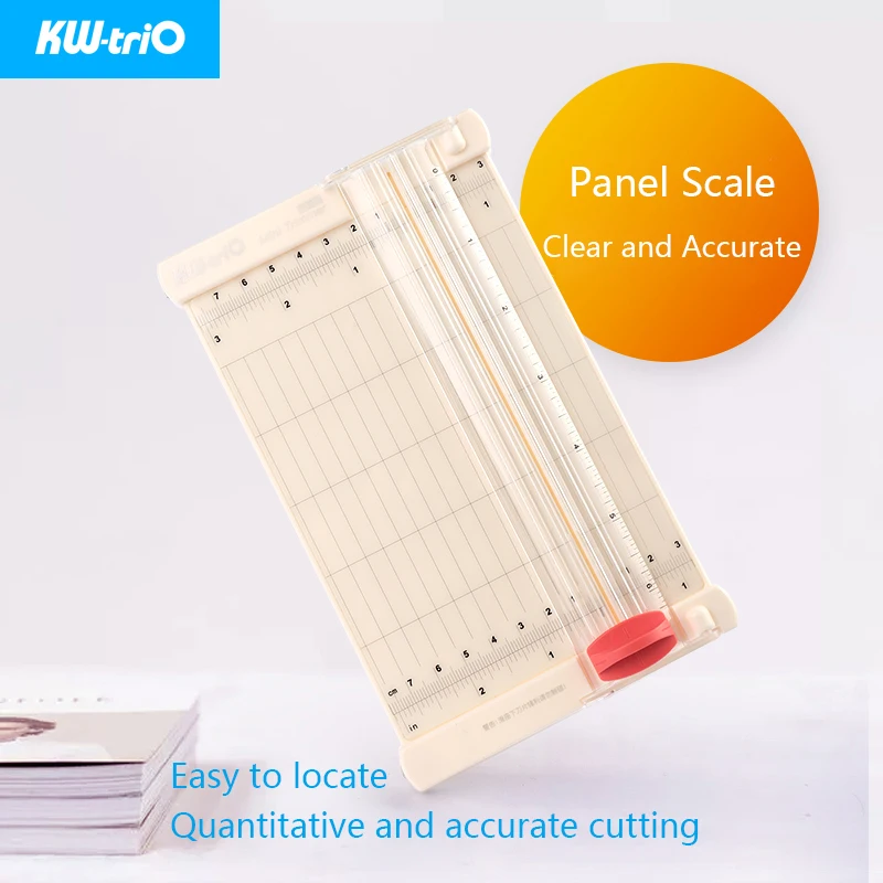 KW-triO Mini Paper Cutter Portable Photo Cutter Paper Cutting Machine Art Trimmer DIY Card Photo Scrapbook Tool Office Supplies