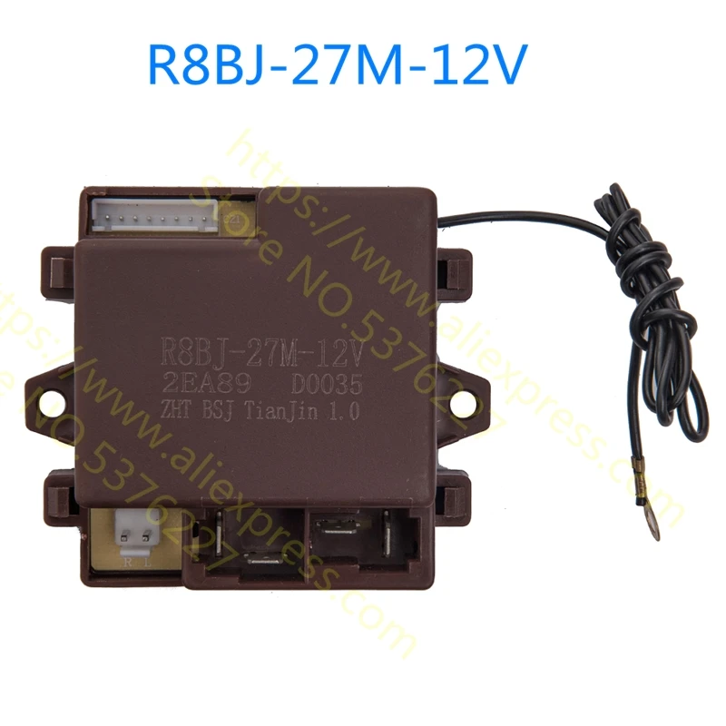 R8BJ-27M-12V  Remote Controller Receiver, Children Electric Car 27Mhz Transmitter,kid's  car replacement parts.