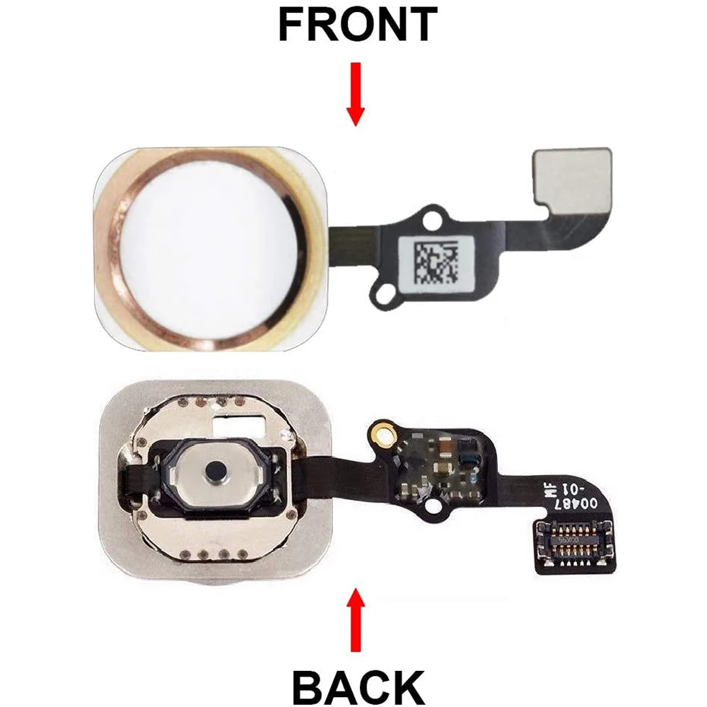 Touch ID Sensor And Menu Home Button Key Flex Cable For iPhone 6 6Plus 6s 6sPlus