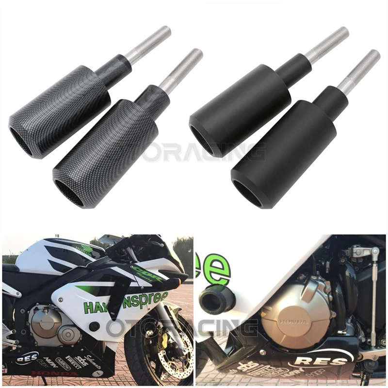 

Motorcycle Black /Carbon Frame Sliders Falling Protection For Honda CBR600RR CBR 600RR 600 RR 2003 2004 2005 2006