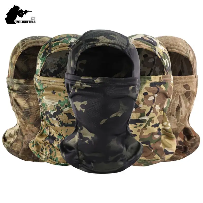 Camouflage Tactical Masked Hat Unisex Multifunctional Riding Scarf CS Paintball Camouflage Headgear