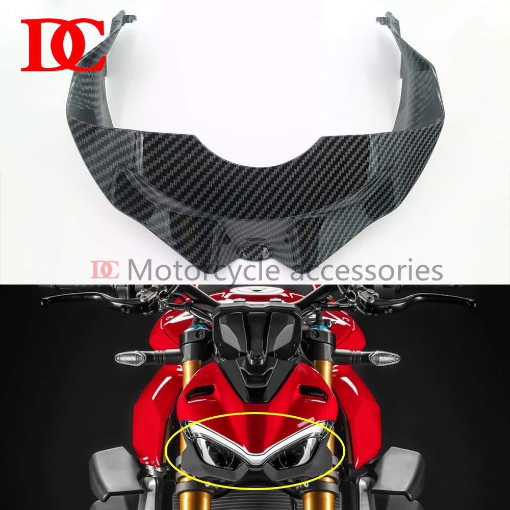 Ducati V4 SP Streetfighter V4 V4S 2020 2021 2022 Front Part of the Headlight Lower Plate Fairing Front Under Nose Guard Plate