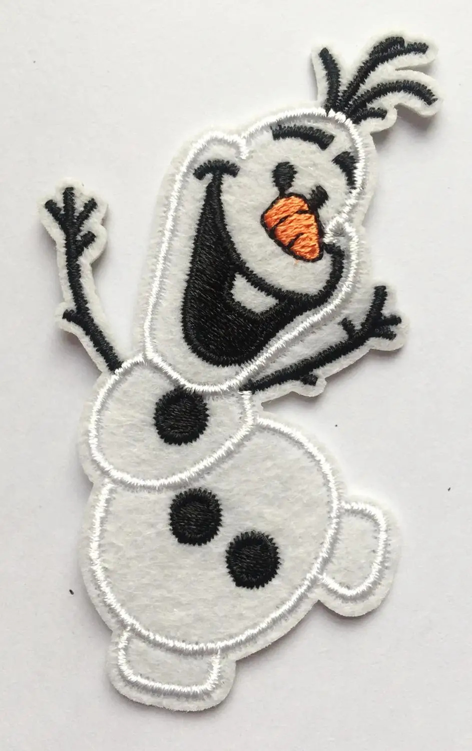 1x Winter snowman Snow Man Iron on patch Lovely (≈ 6 * 8 cm)