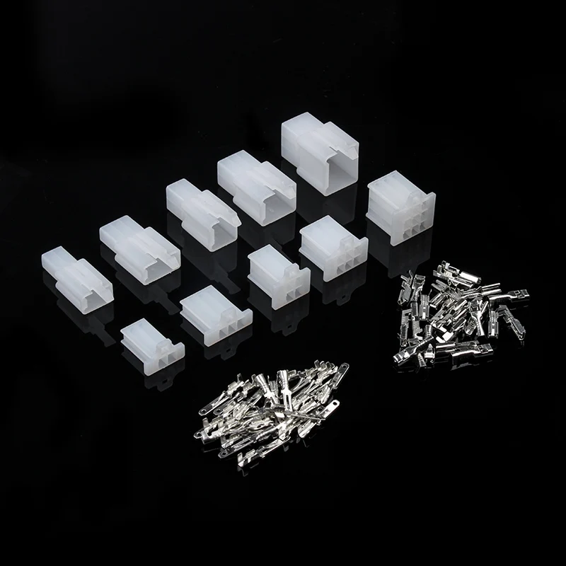 10Set 2/3/4/6/9Pin 2.8mm Automotive 2.8 Electrical Wire Connector Male Female Cable Terminal Plug Kits Motorcycle Ebike Car