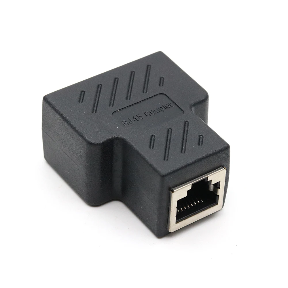 xintylink 1 to 2 ways rj45 female splitter connector lan rg rj 45 cat6 cat5e cat5 stp shielded ethernet network cable adapter