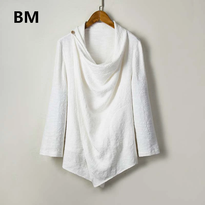 Chinese wind robes loose cotton and linen tops retro Chinese style Hanfu trousers linen windbreaker jacket