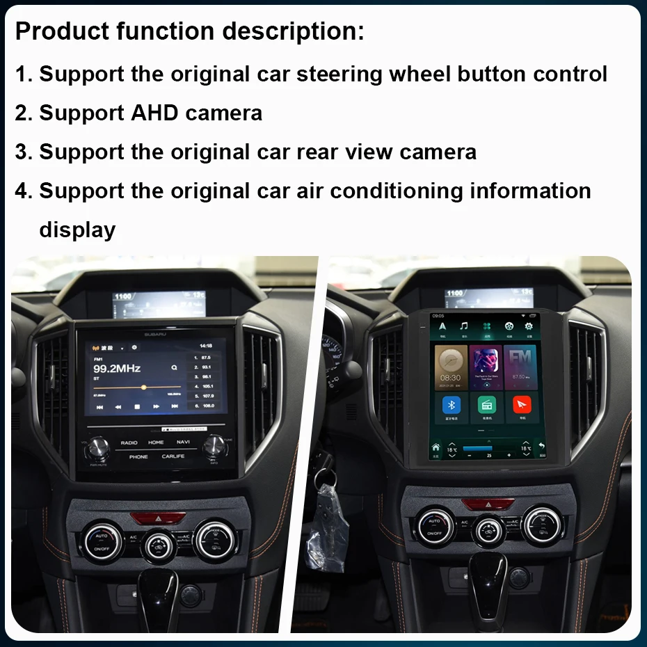 COHO For Subaru XV 2018-2020 Android 10.0 Octa Core 8+256G 1024*768 Car Multimedia Player Stereo Receiver Radio