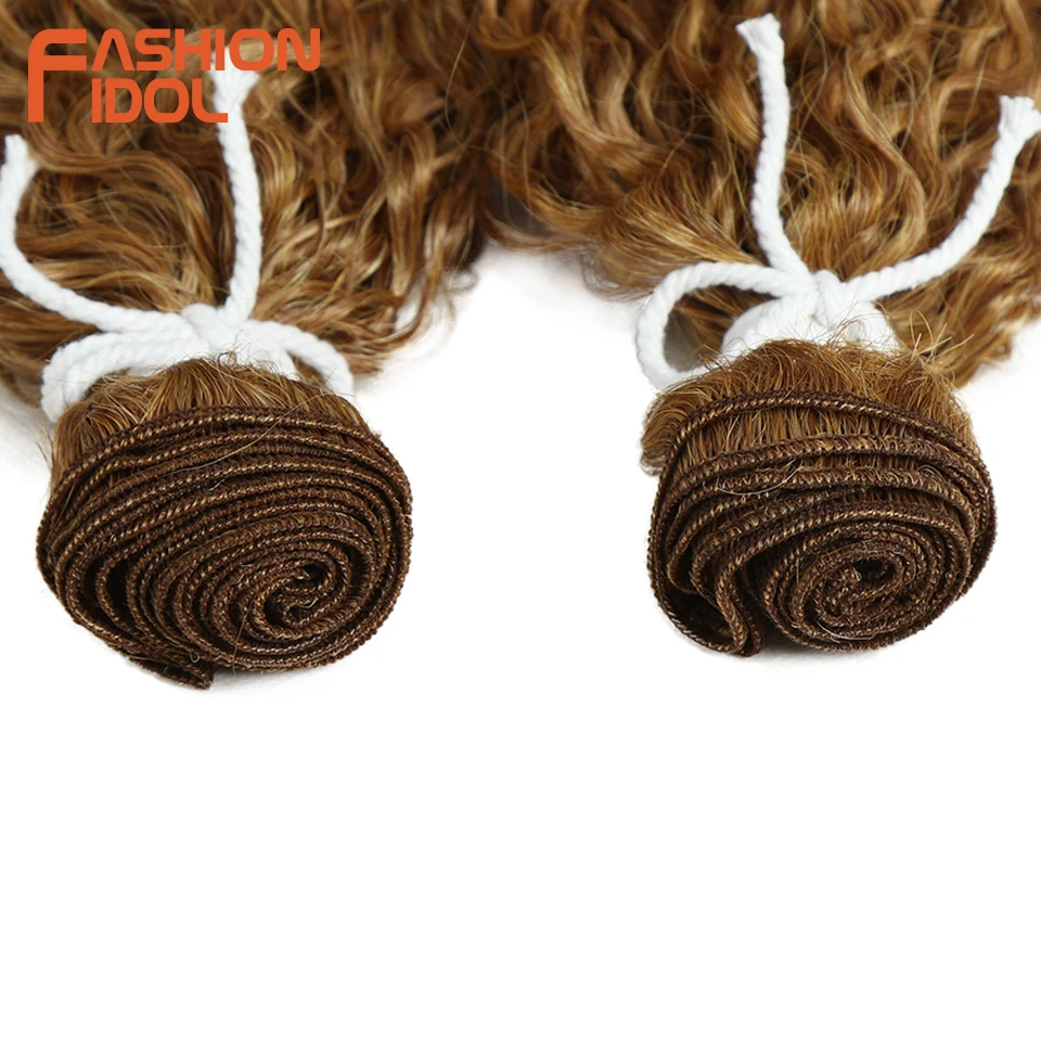 Moda idol-encaracolado extensões sintéticas do cabelo, resistente ao calor, prata, cinza, loiro, 2 pcs/lot