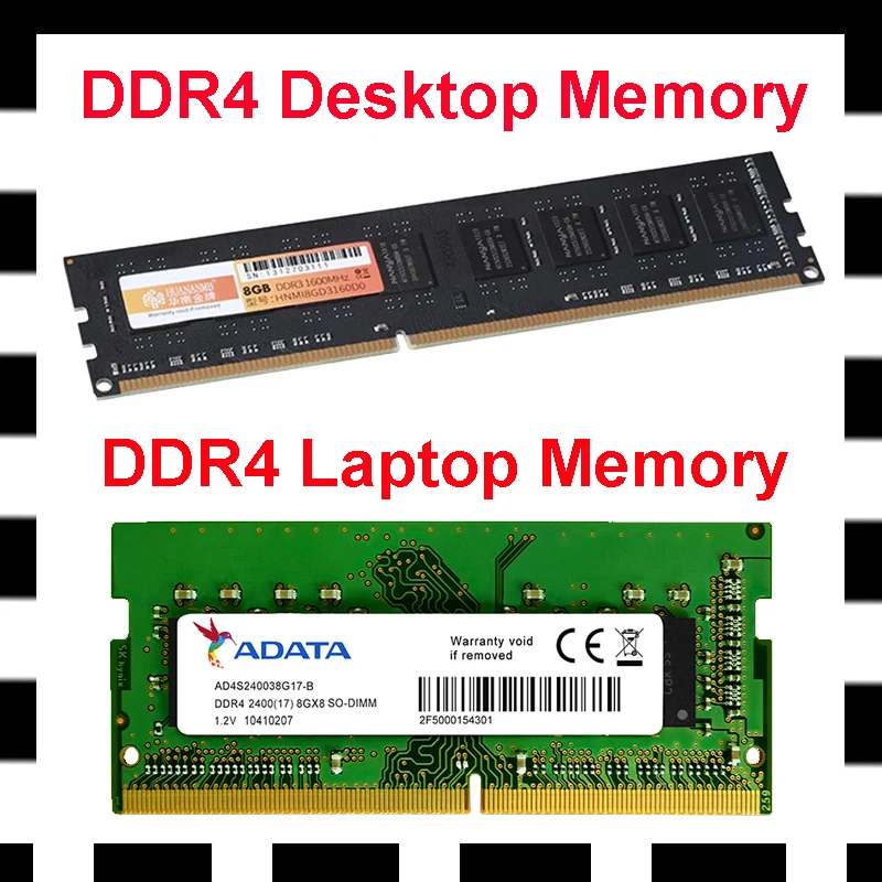 

16G DDR4 Laptop Memory New 4G 2666MHz Memory for Laptop RAM 8G 2400MHz Desktop Memory Modules Computer Parts 2 Years Warranty