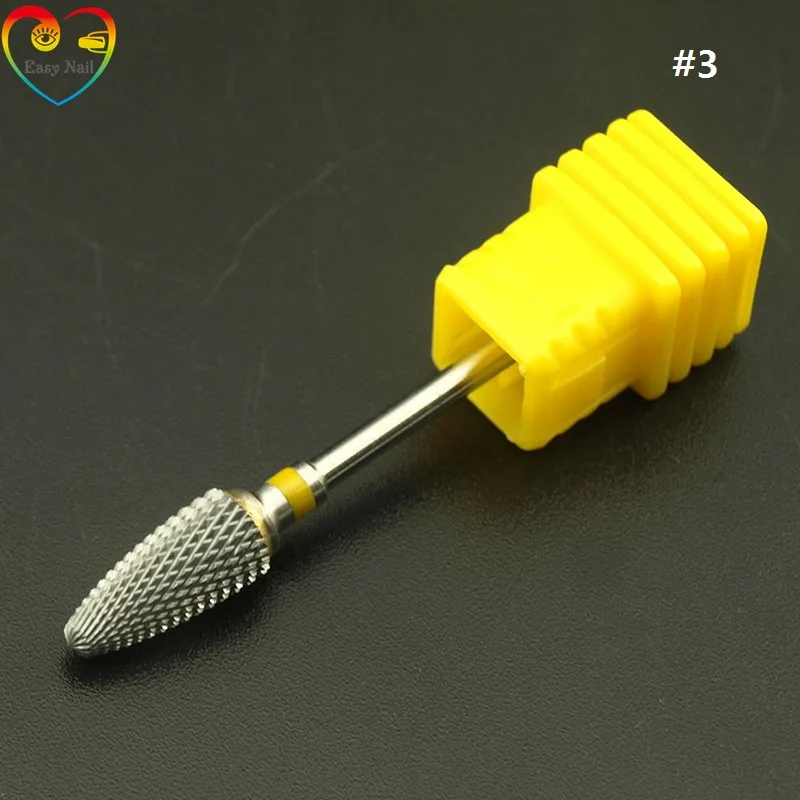 Easynail 8 Loại Carbide Móng Khoan Burrs Mũi Khoan Kim Loại Tông Đơ Cắt Cho Móng Tay Điện Nail Khoan Phụ Kiện, 2.35 Mm