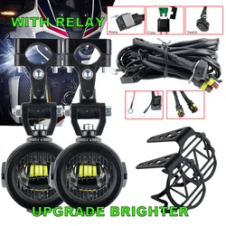 Upgrade Brighter Lamp For BMW R1200GS F800GS F700GS F650 K1600  Motorcycle fog light Auxiliary Lights 40W 6000K