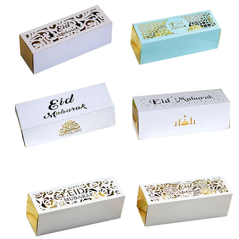 

20/30/50Pcs Eid Mubarak Candy Box Ramadan Kareem Decoration Favor Gift Boxes Islamic Muslim Festival Supplies al-Fitr Eid Party