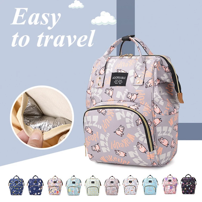 

Mummy Large Capacity Diaper Bag Care Backpack Waterproof Outdoor Travel Diaper Maternity Bag Baby Diaper Travel Bag For Stroller