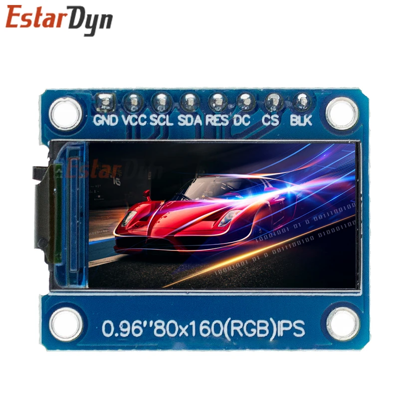 TFT Display 0.96 1.3 1.77 1.8 inch IPS 7P SPI HD 65K Full Color LCD Module ST7735 / ST7789 Drive IC 80*160 240*240 (Not OLED)