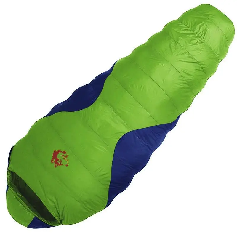 Jungle King CY660 Winter Ultralight Outdoor 1.2KG/1.5KG/1.8KG Duck Down Mummy Sleeping Bag Thickened Splicing Camping -25 Degree