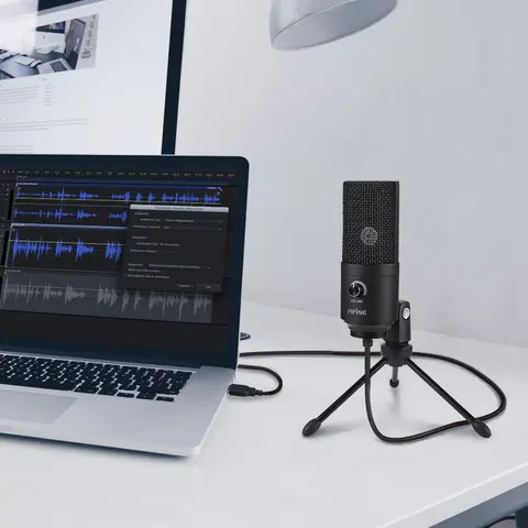 Fifine K669 USB Конденсаторный Микрофон для записи и стриминга — фото модели
