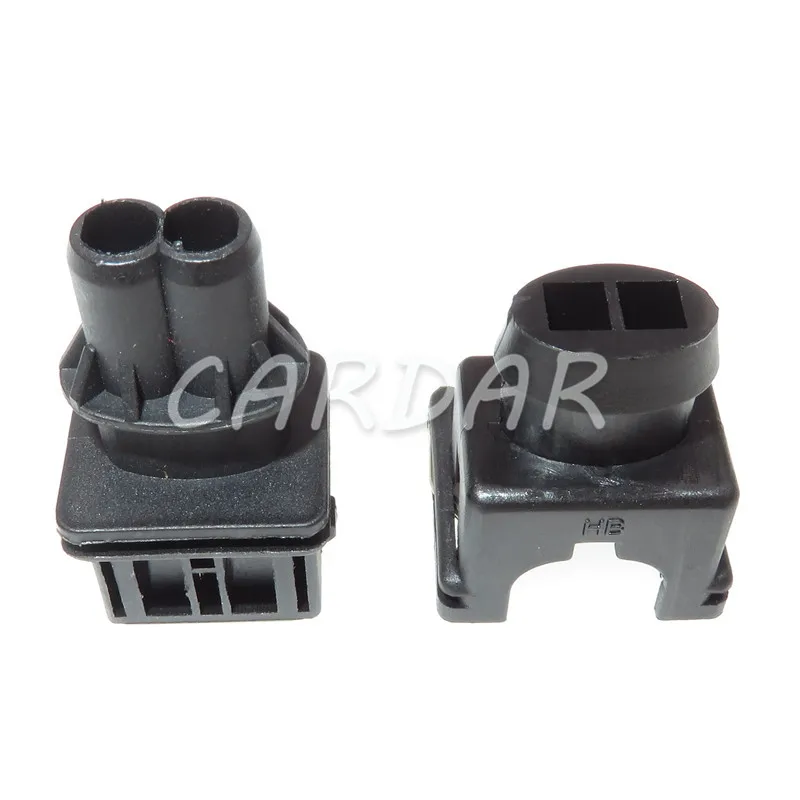 1 Set 2 Pin 3.5mm 827551-3 / 828657-3 106462-1 EV1 Style Car Fuel Injector Type Automotive Connector AC Assembly For VW Audi